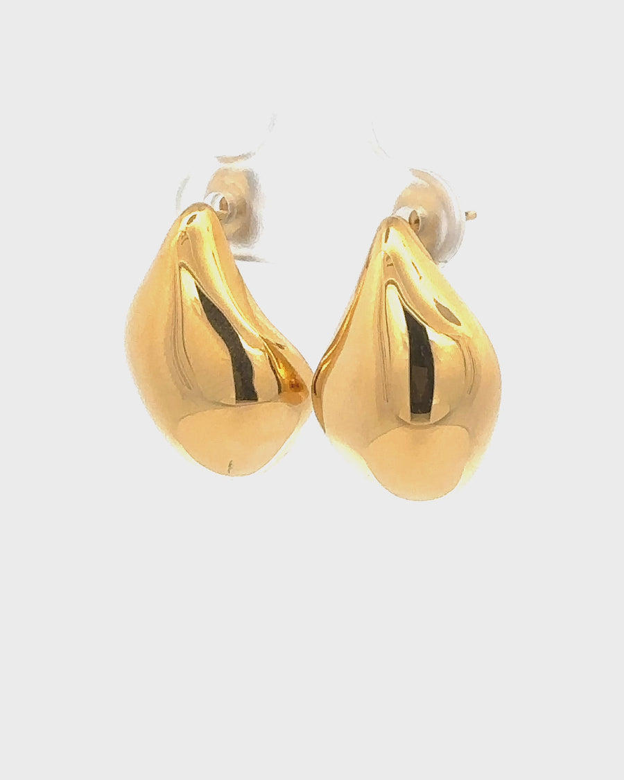 Spencer Teardrop Earrings Gold