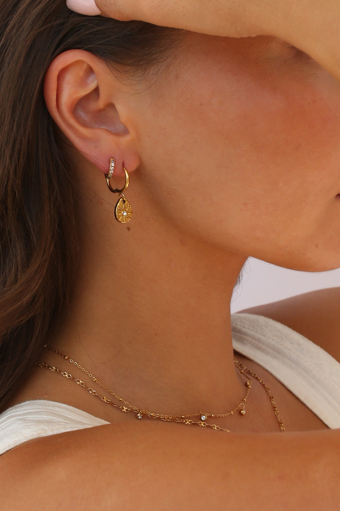 Raine Earrings Gold