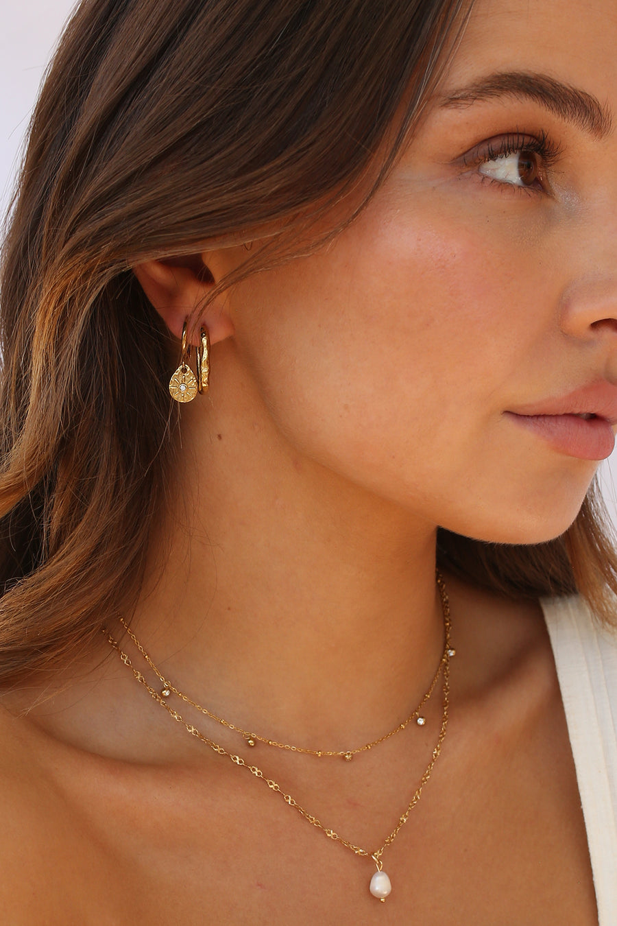 Raine Earrings Gold