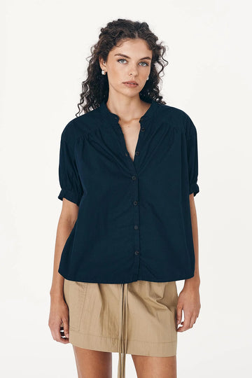Cora Spring Blouse Ink Cotton