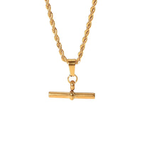 Silo Fob Necklace Gold