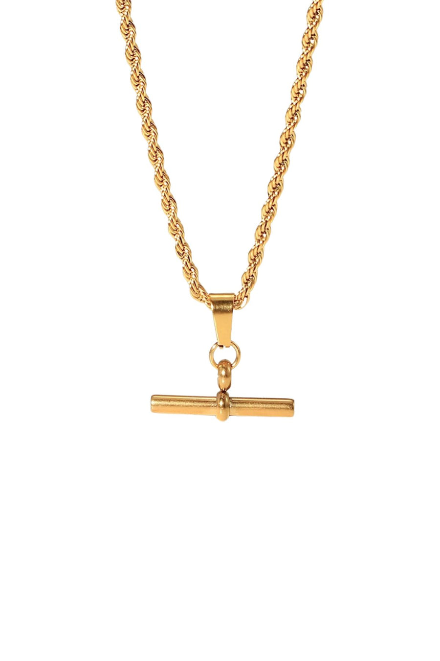 Silo Fob Necklace Gold