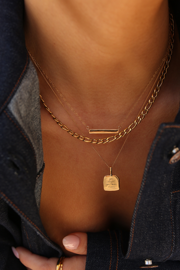 Tilt Engravable Necklace