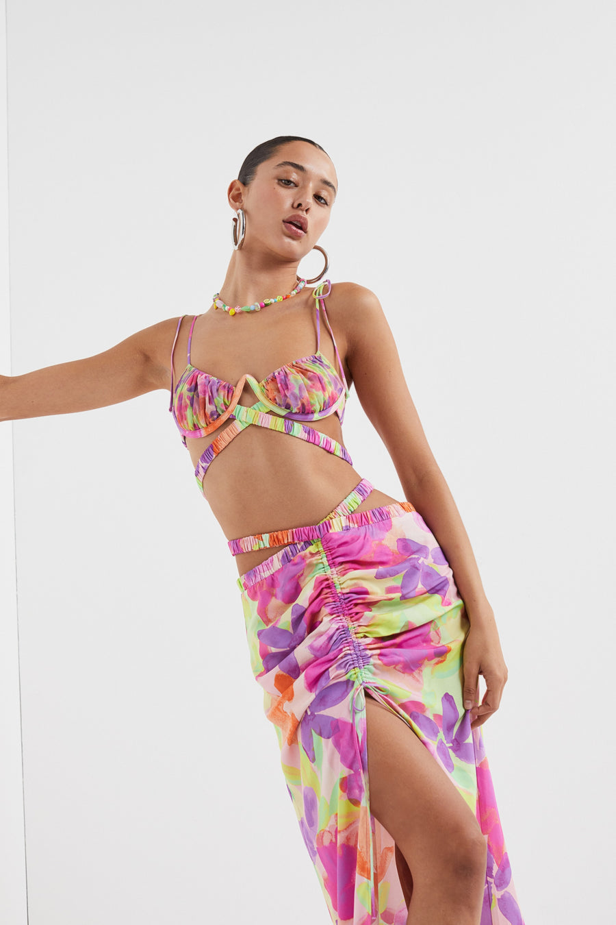 PIA MAXI SKIRT PINK