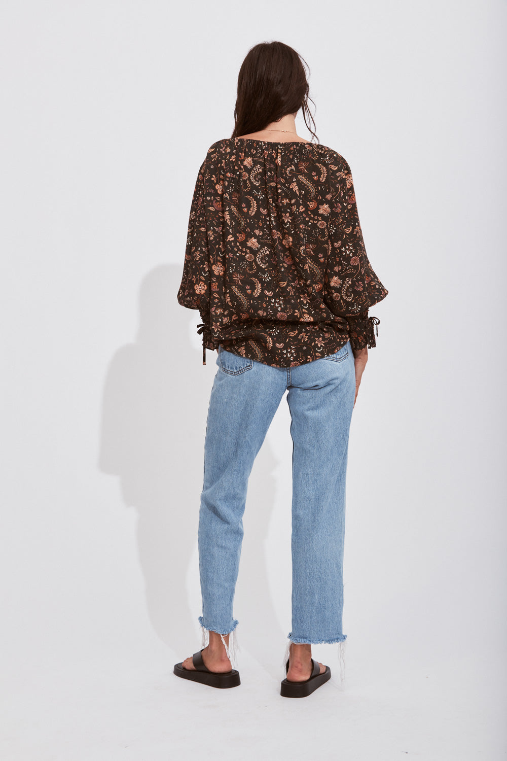 RENATA BLOUSE IN RAVEN