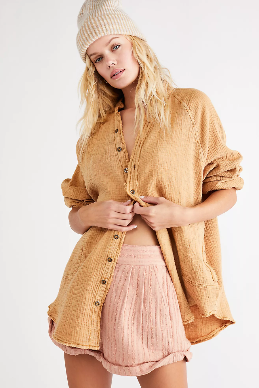 SUMMER DAYDREAM BUTTONDOWN GOLDEN