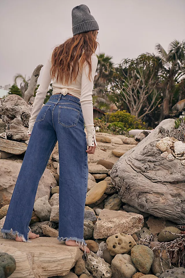 STRAIGHT UP BAGGY JEAN RIVERSIDE BLUE