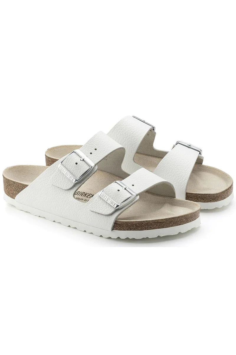 ARIZONA WHITE GRAINED LEATHER REGULAR
