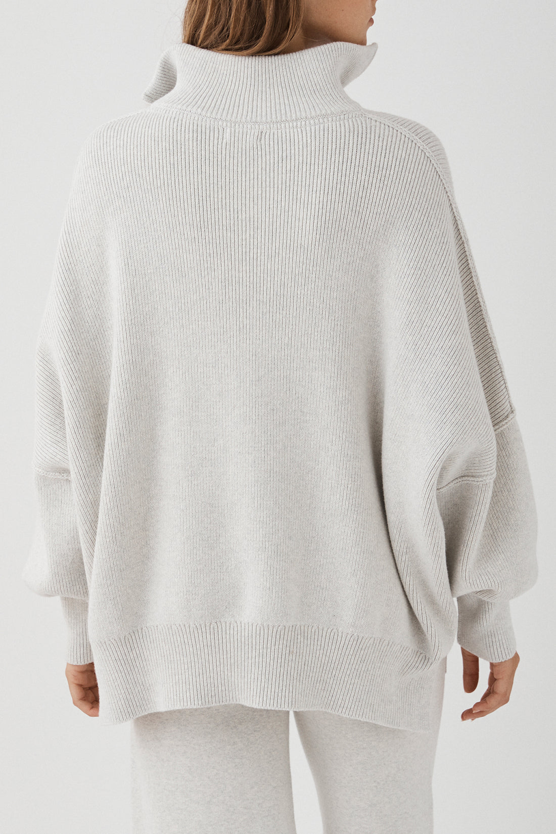LONDON SWEATER - GREY MARLE