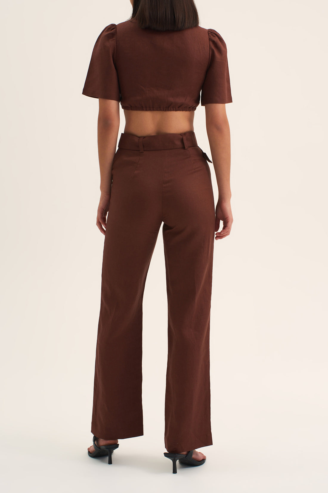 MALAKAI FITTED PANT CHOCOLATE