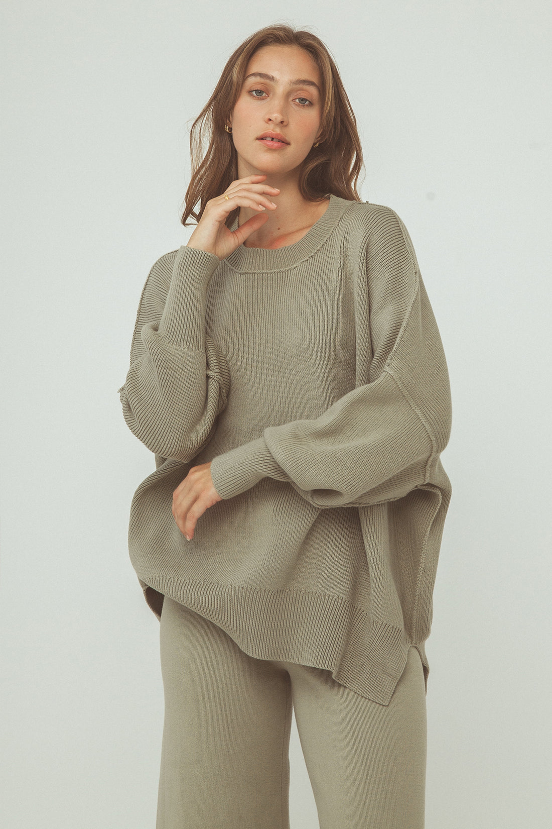 HARPER SWEATER - SAGE