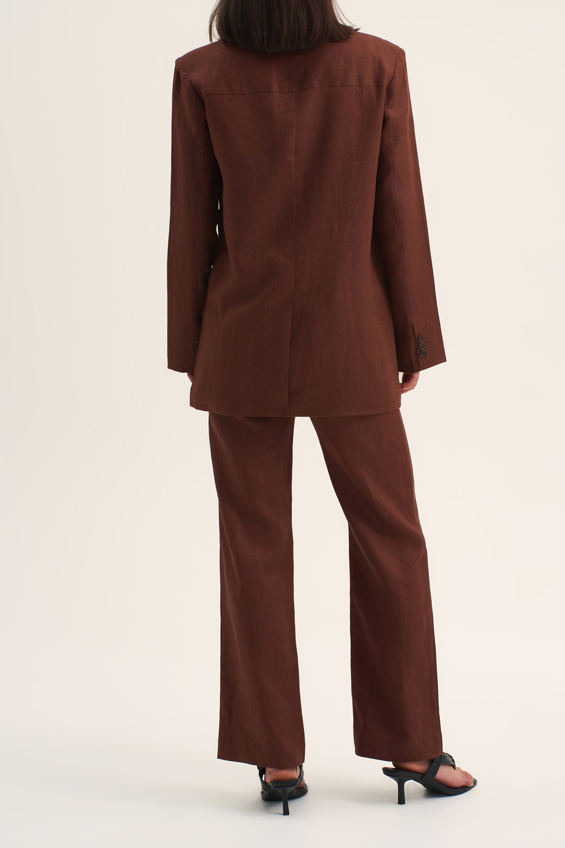 DAWSON OVERSIZED BLAZER CHOCOLATE