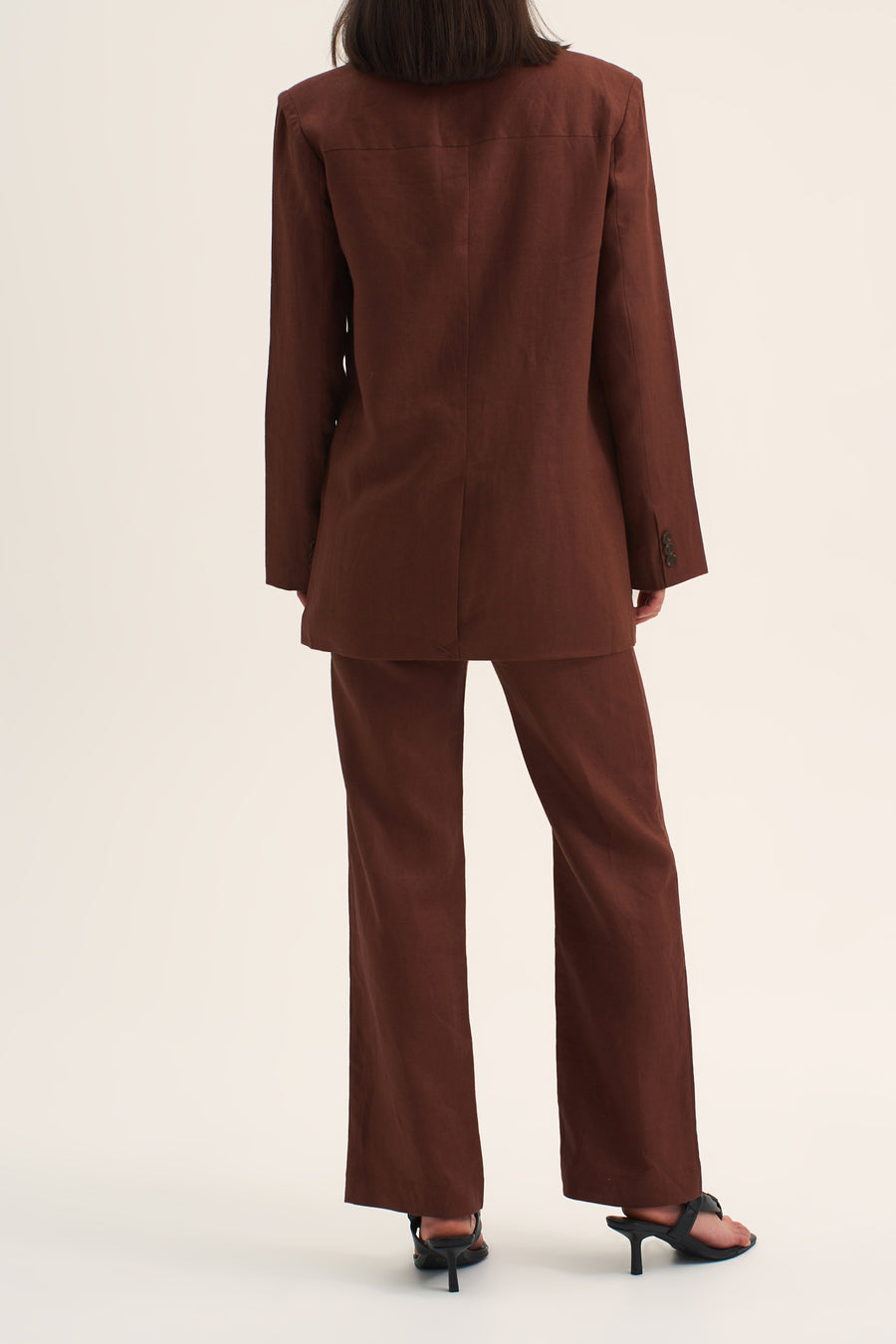 DAWSON OVERSIZED BLAZER CHOCOLATE