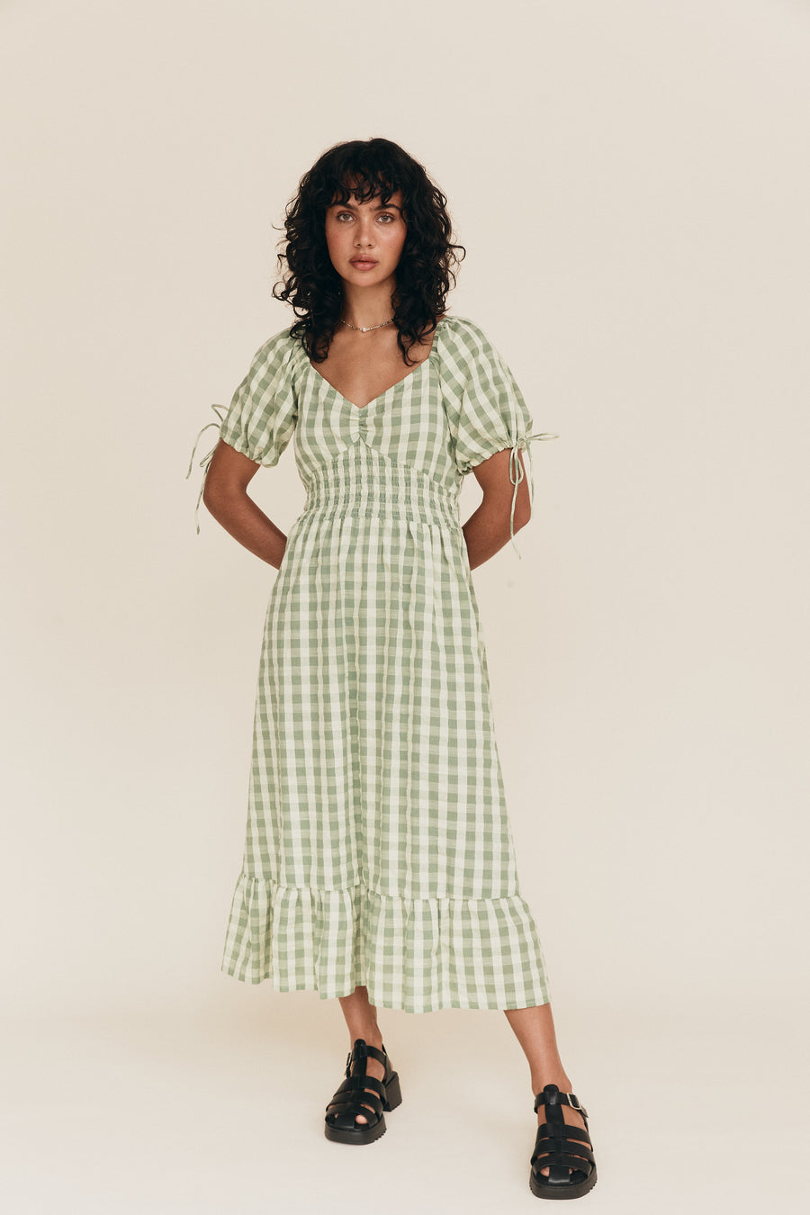 NALU MIDI GINGHAM