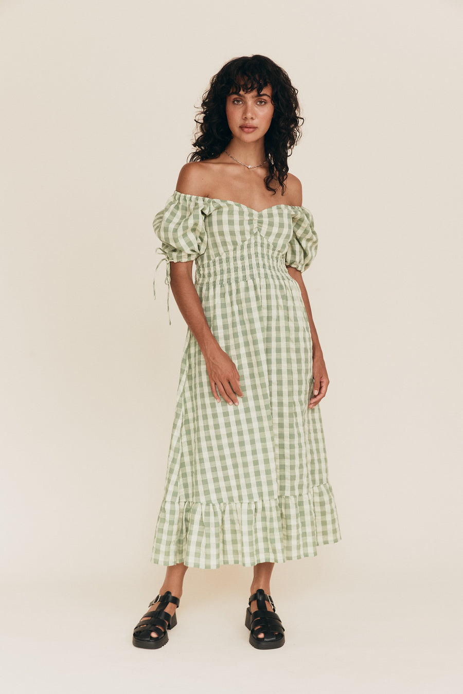 NALU MIDI GINGHAM