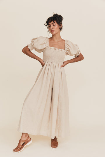 AMELIE JUMPSUIT IN NATURAL