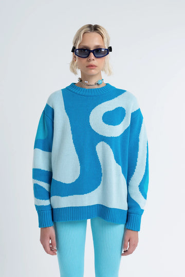 METAMORPHIC SWEATER SEA