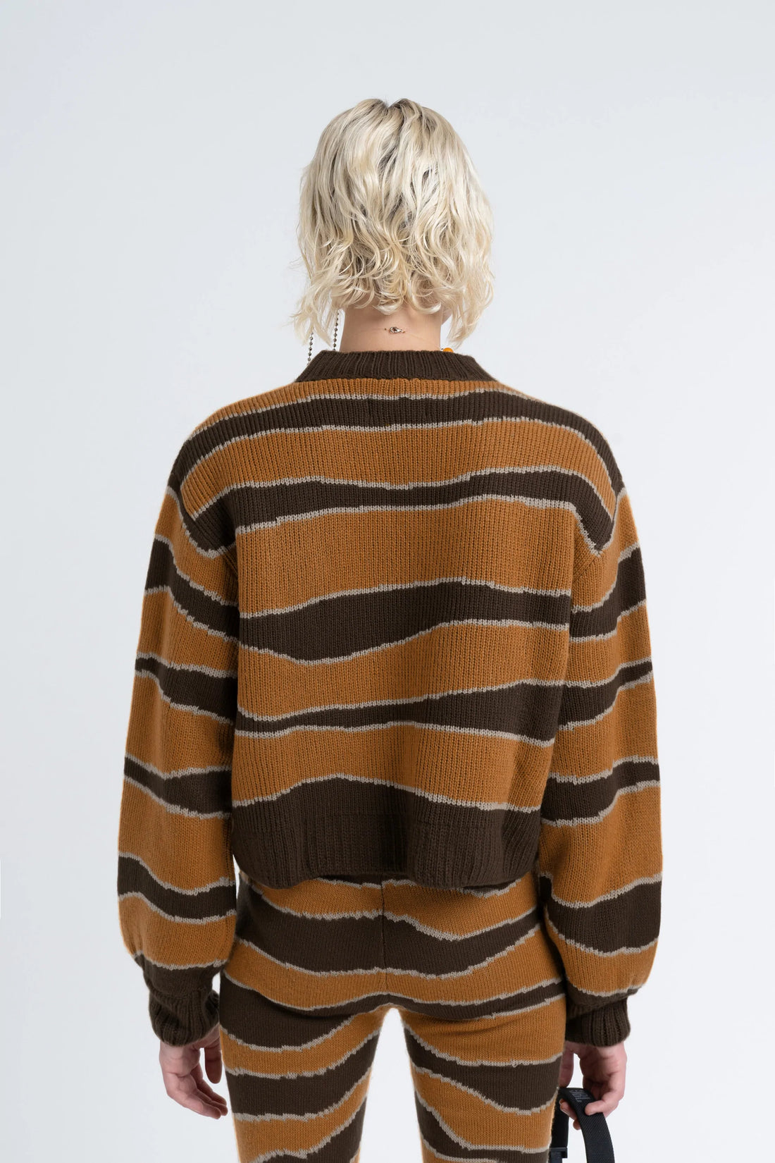 KNITTED PULLOVER IN KELP
