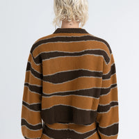 KNITTED PULLOVER IN KELP