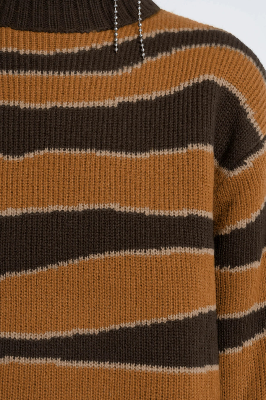 KNITTED PULLOVER IN KELP