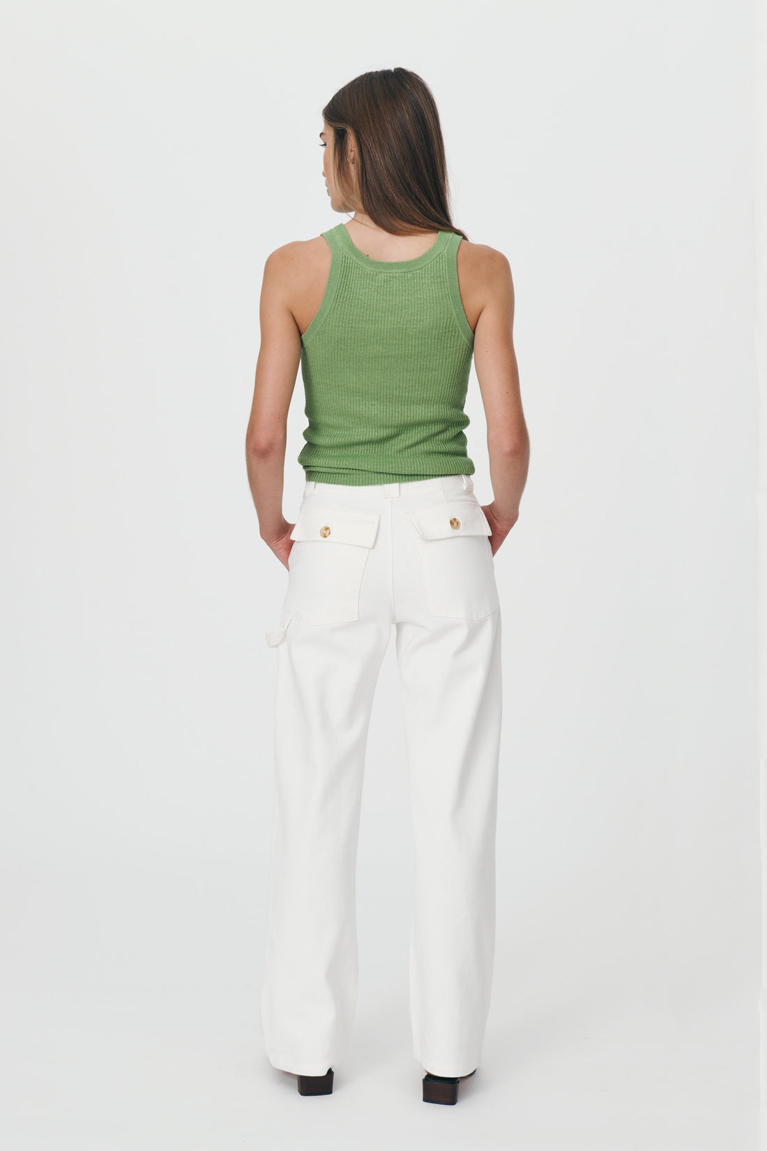 ELAN ORGANIC CARPENTER JEANS BONE