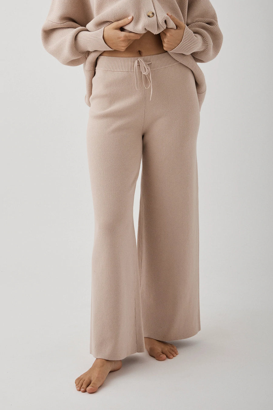 HARRIET ORGANIC KNIT PANTS DUSK