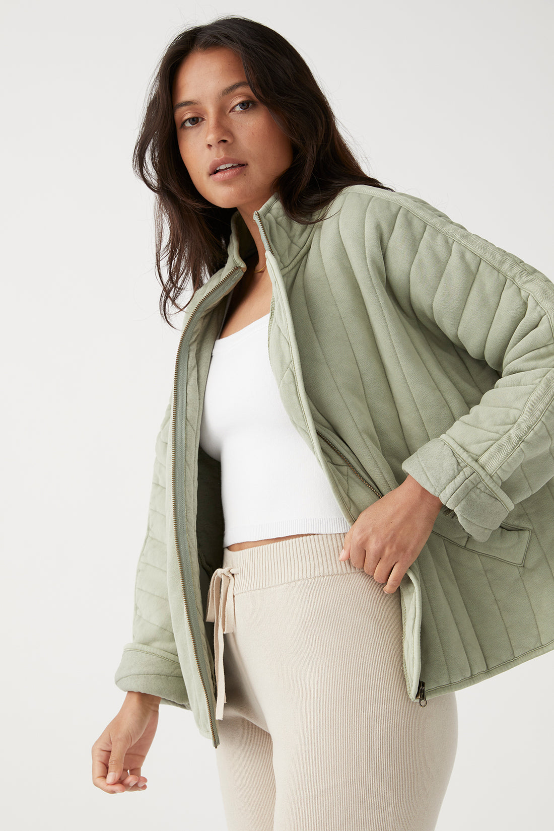 TESSA JACKET - SAGE