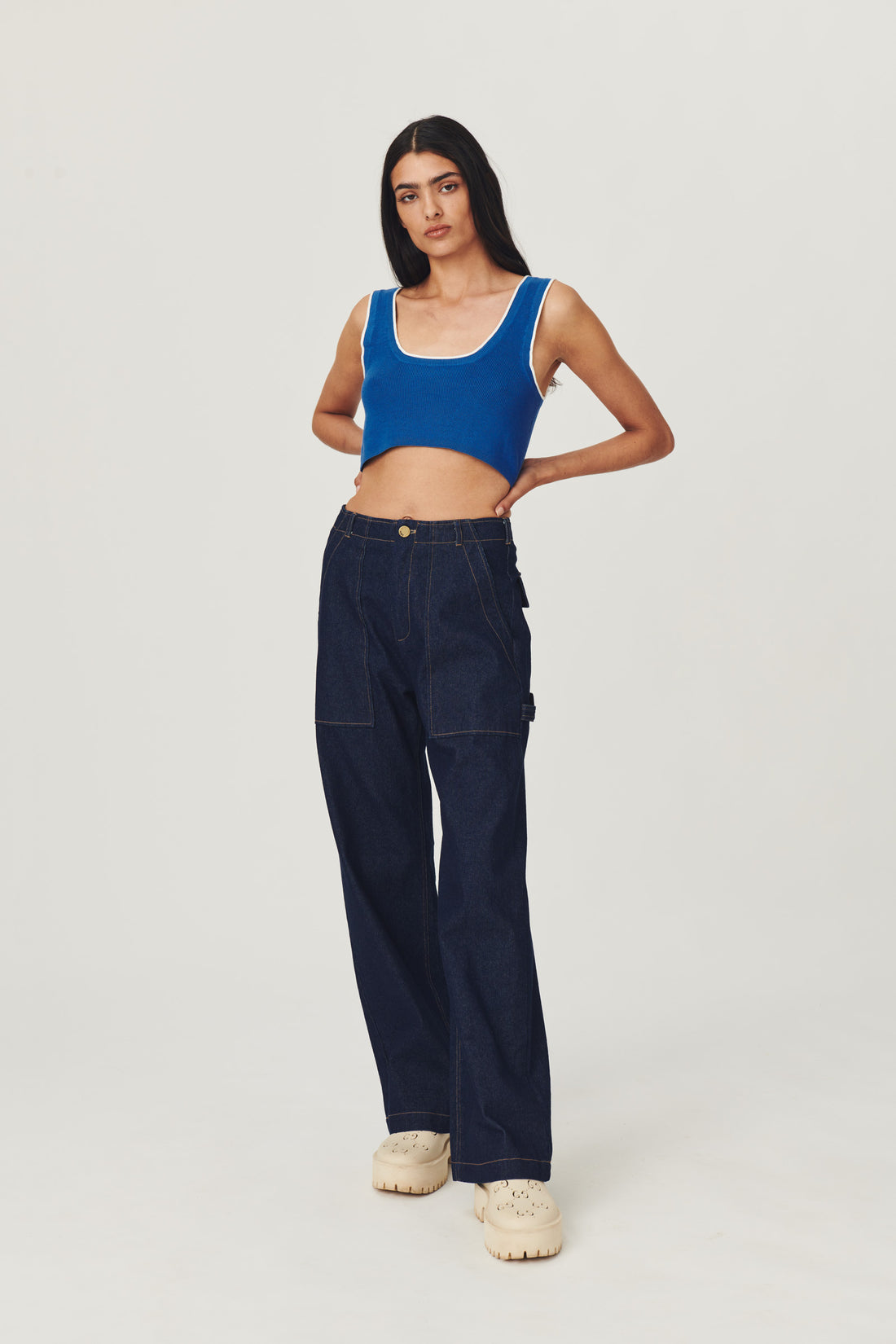 ELAN ORGANIC CARPENTER JEANS INDIGO