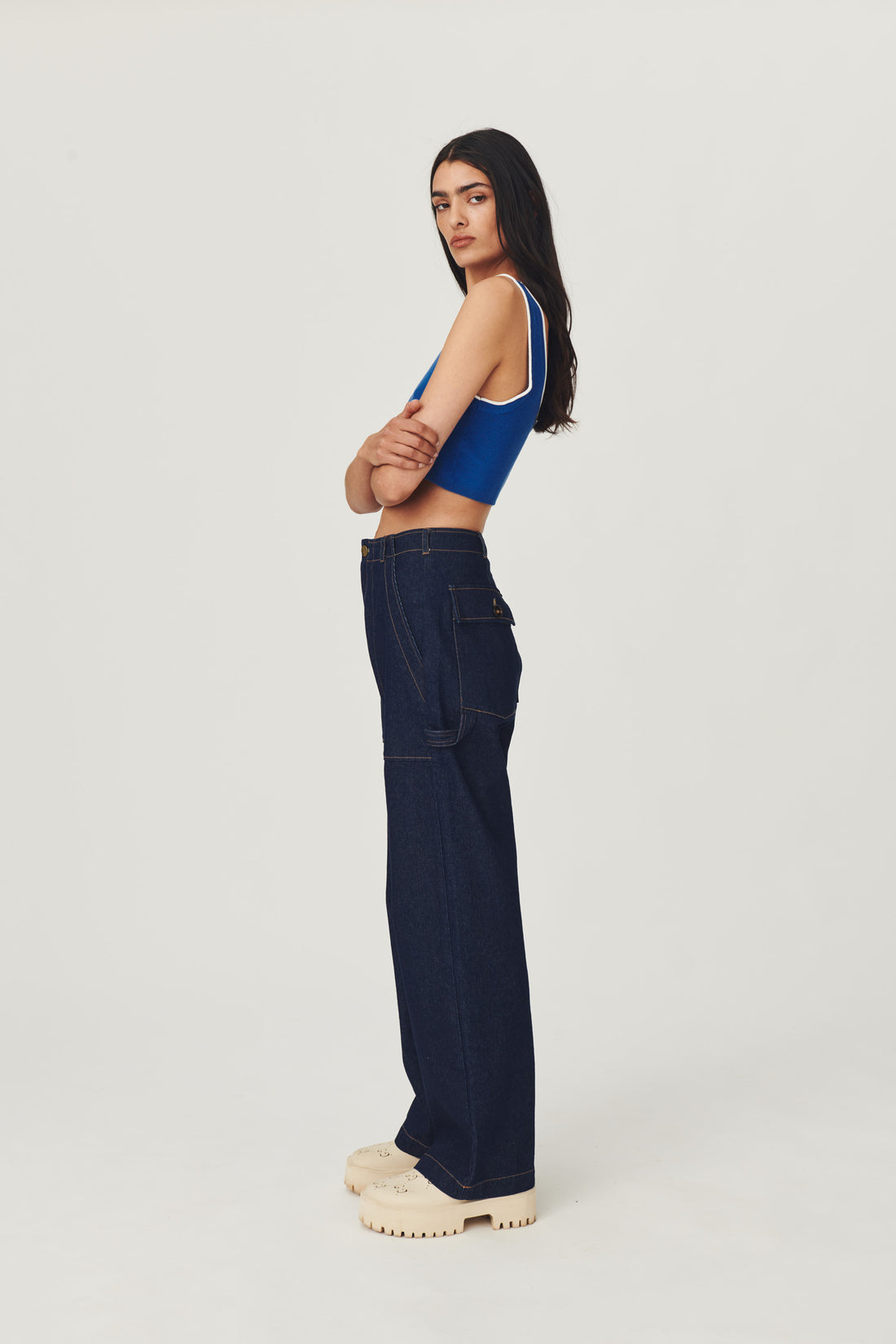 ELAN ORGANIC CARPENTER JEANS INDIGO