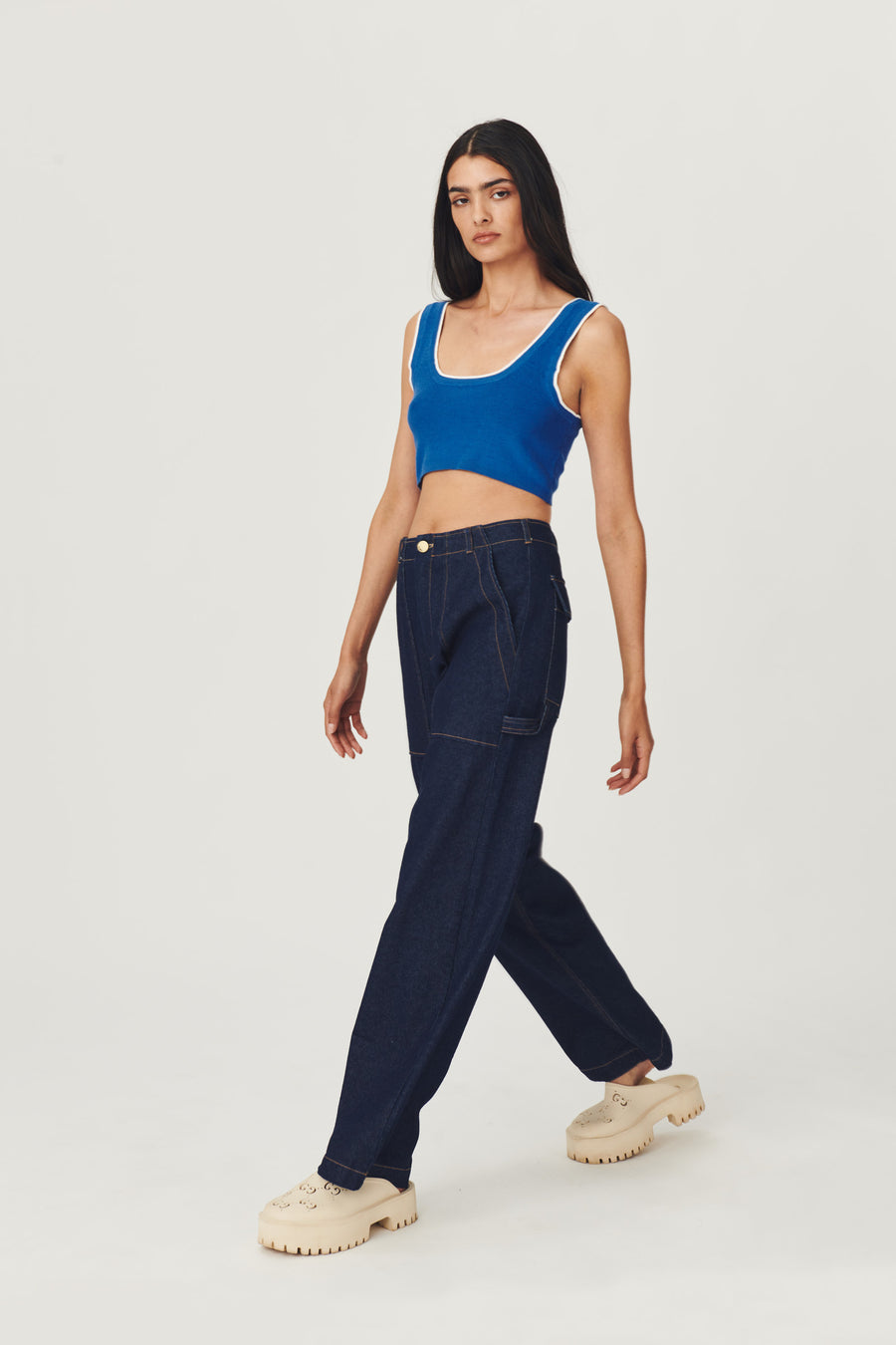 ELAN ORGANIC CARPENTER JEANS INDIGO