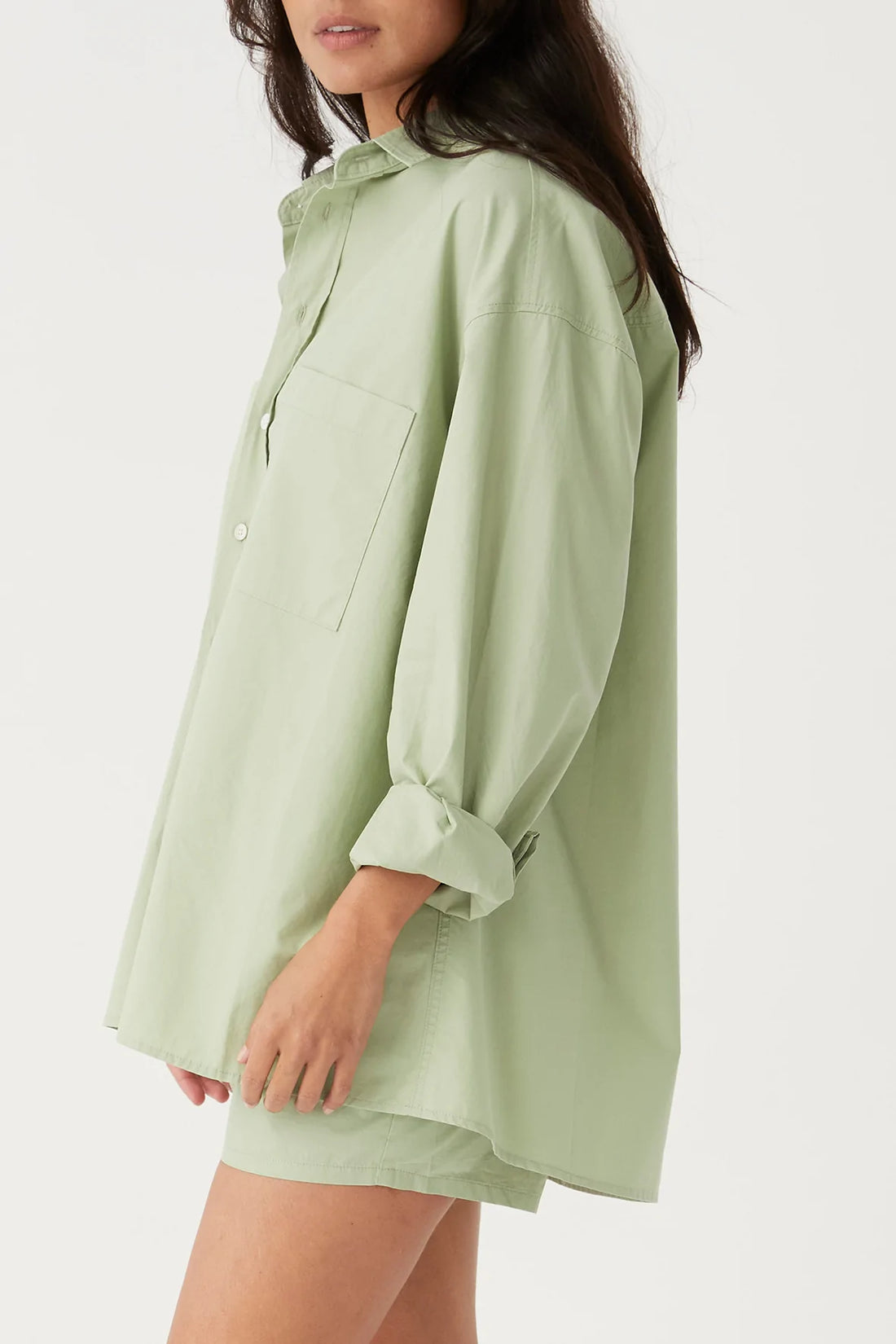 DYLAN LONG SLEEVE SHIRT SAGE