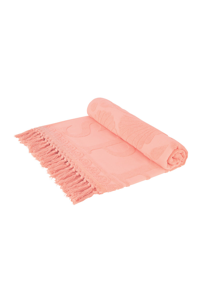 SEASHELL TOWEL CORAL