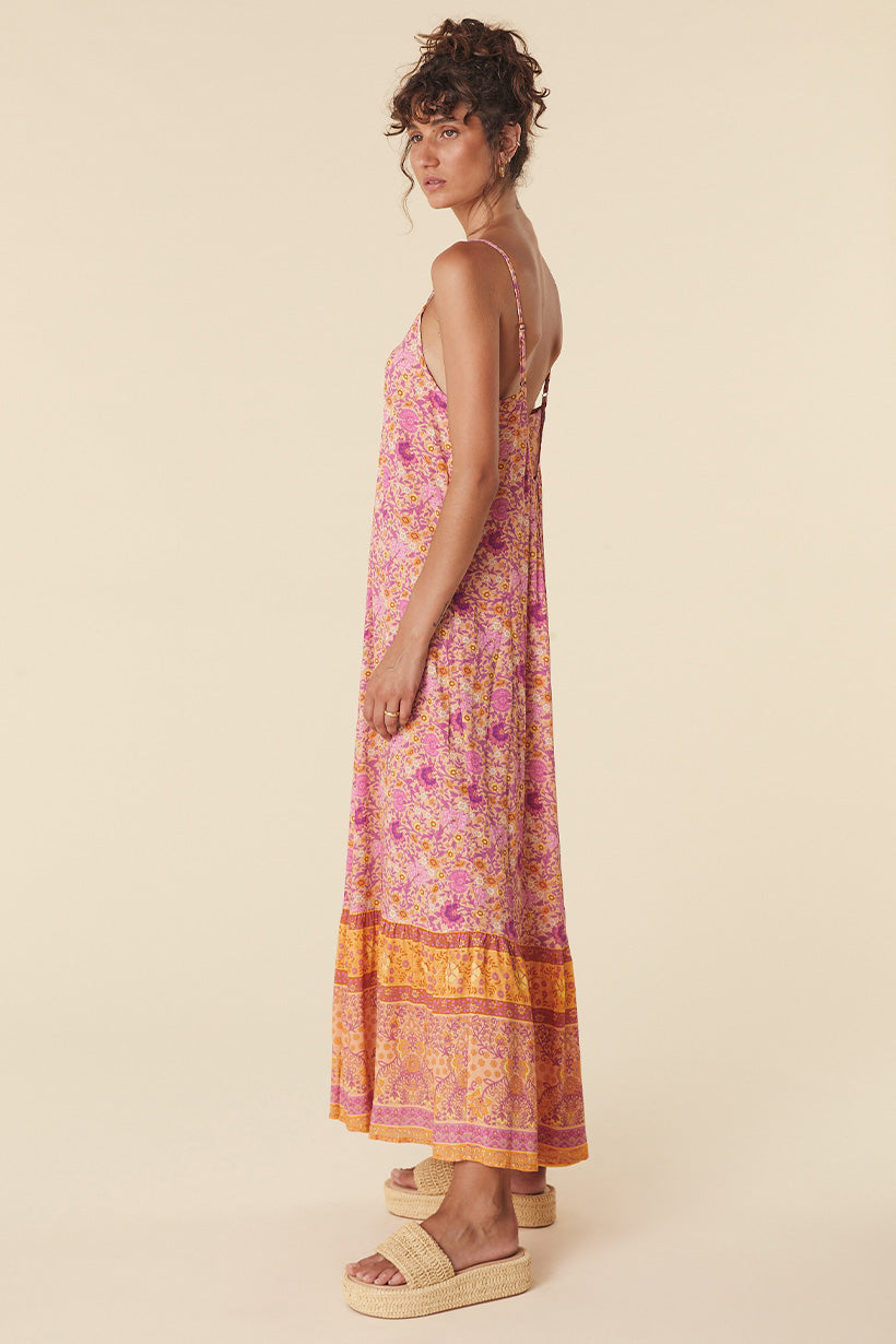 VILLAGE STRAPPY MAXI DRESS SUNRISE