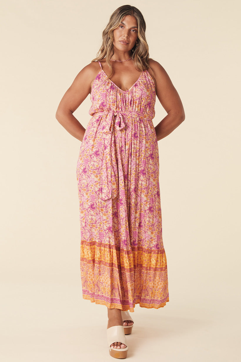VILLAGE STRAPPY MAXI DRESS SUNRISE