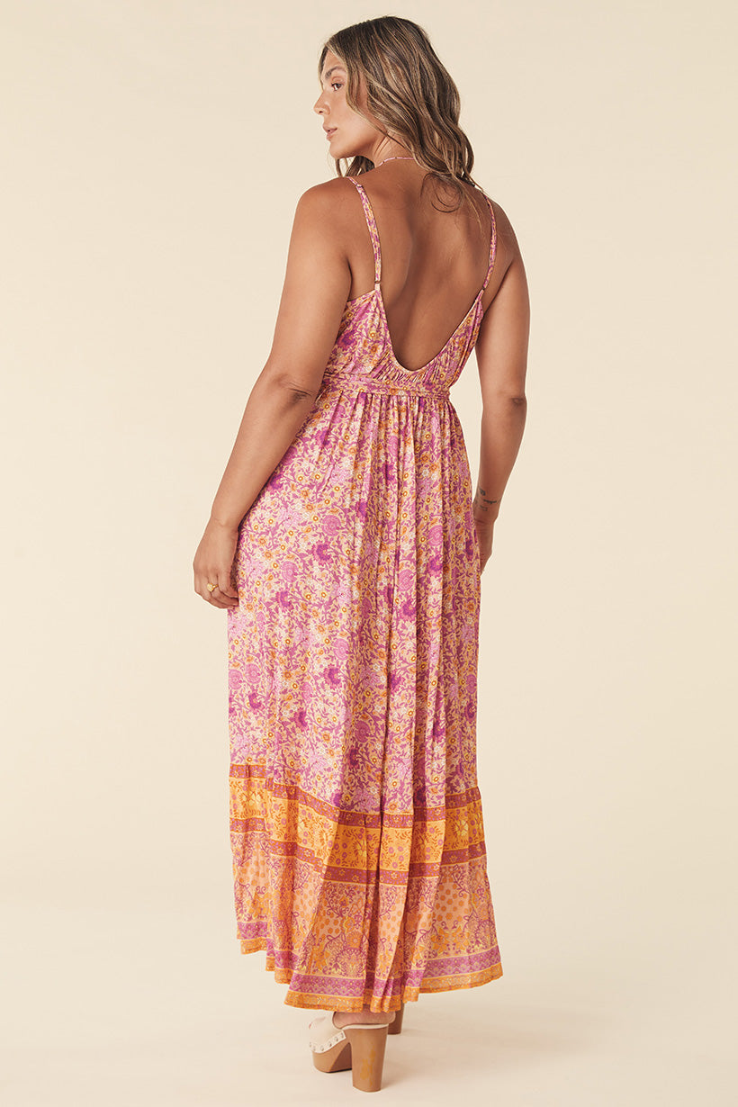 VILLAGE STRAPPY MAXI DRESS SUNRISE