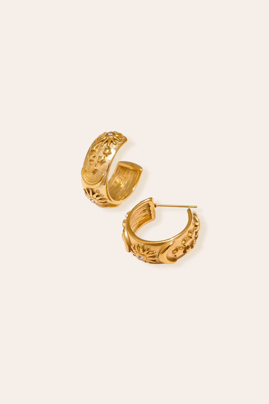 ASTRA HOOPS IN GOLD