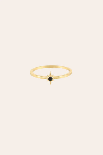 LOTTIE RING IN GOLD | MIDNIGHT