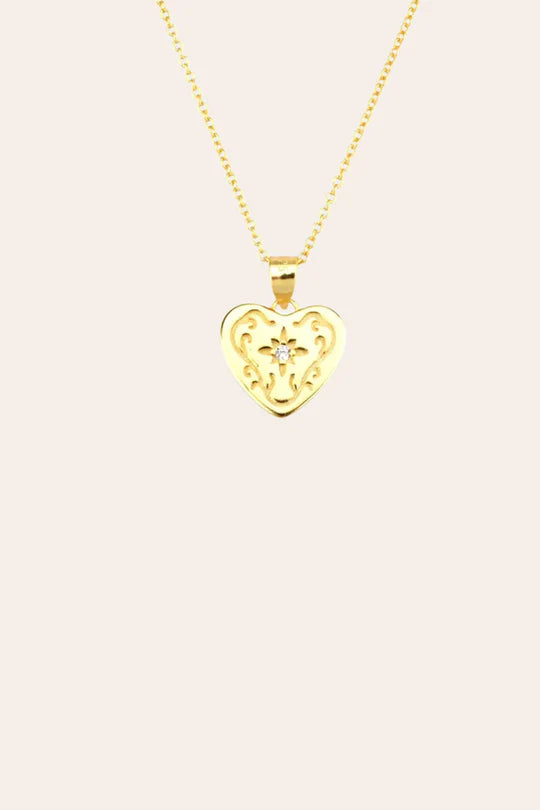 LOVE LETTERS NECKLACE GOLD