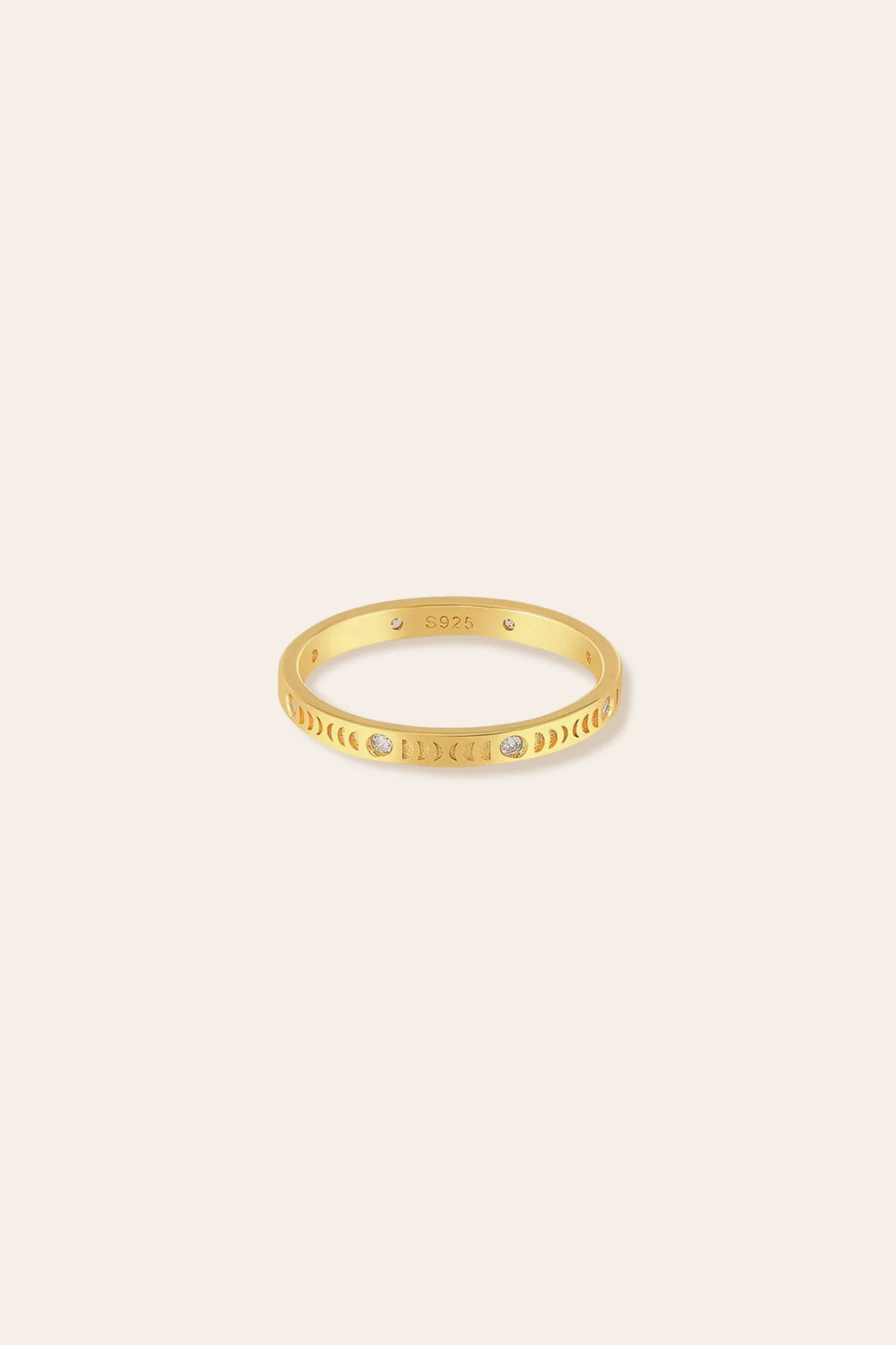 NEW MOON RING GOLD